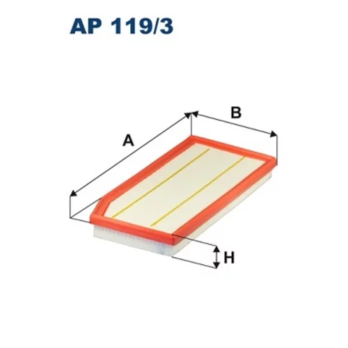 Vzduchový filter AP 119/3 /FILTRON/