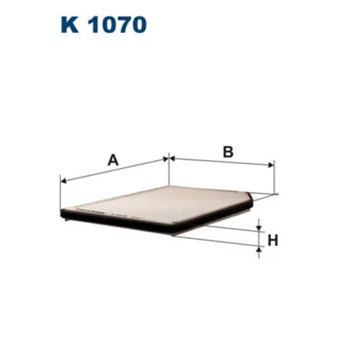 Filter vnútorného priestoru FILTRON K 1070