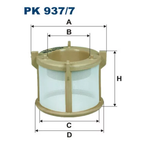 Palivový filter FILTRON PK 937/7