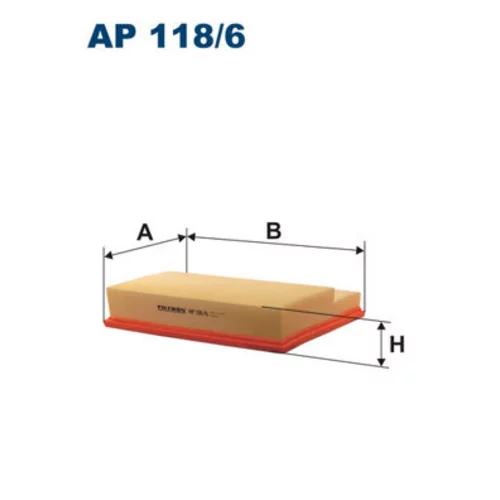 Vzduchový filter FILTRON AP 118/6
