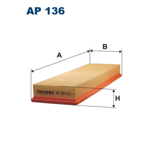 Vzduchový filter FILTRON AP 136