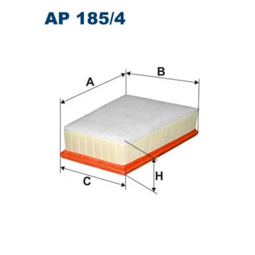 Vzduchový filter AP 185/4 /FILTRON/