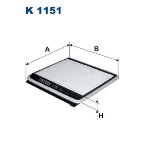 Filter vnútorného priestoru FILTRON K 1151