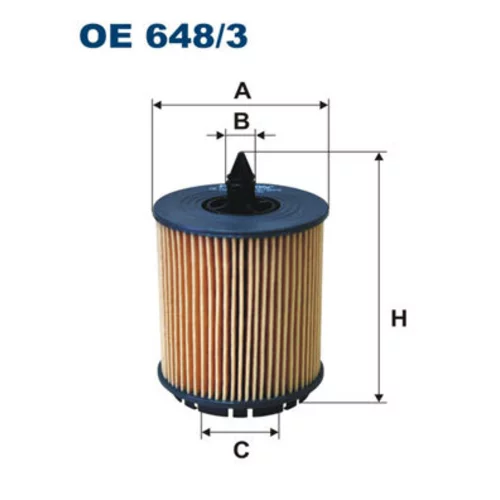 Olejový filter OE 648/3 /FILTRON/