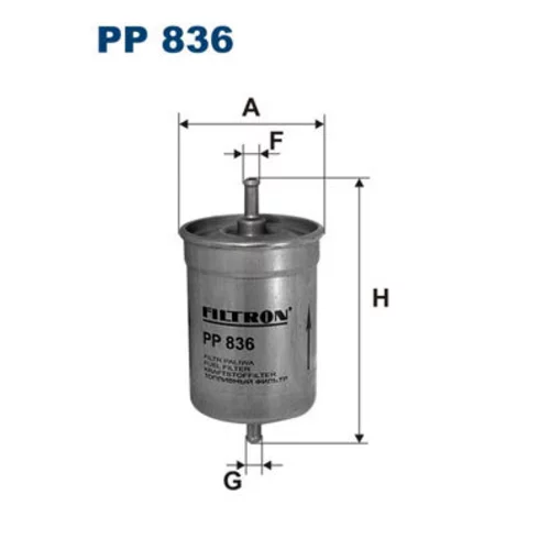 Palivový filter FILTRON PP 836