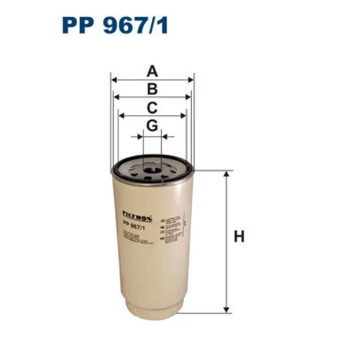 Palivový filter FILTRON PP 967/1