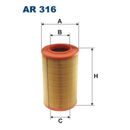 Vzduchový filter FILTRON AR 316