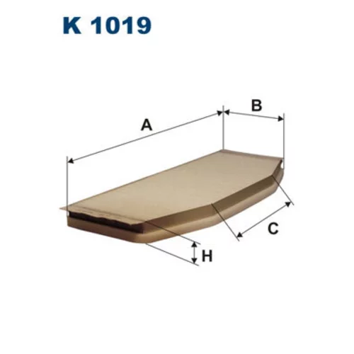 Filter vnútorného priestoru FILTRON K 1019