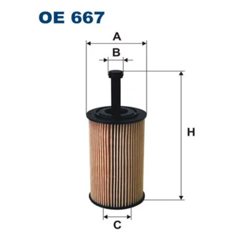 Olejový filter OE 667 /FILTRON/