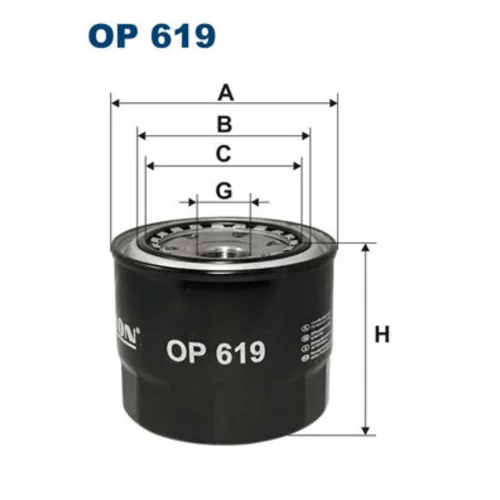 Olejový filter FILTRON OP 619