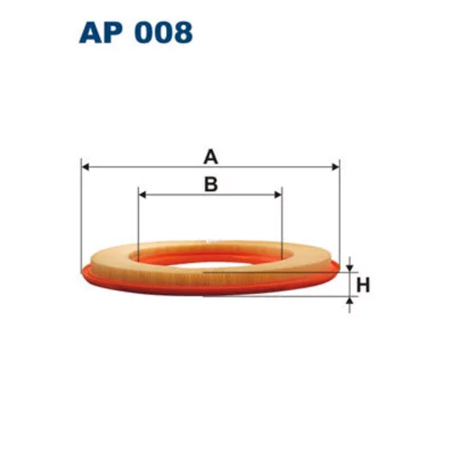 Vzduchový filter FILTRON AP 008