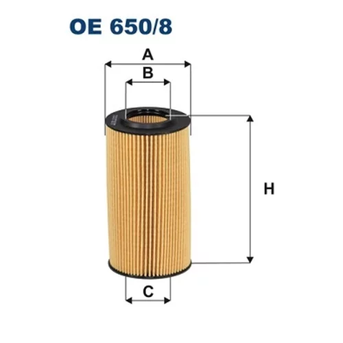 Olejový filter FILTRON OE 650/8