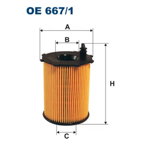 Olejový filter OE 667/1 /FILTRON/