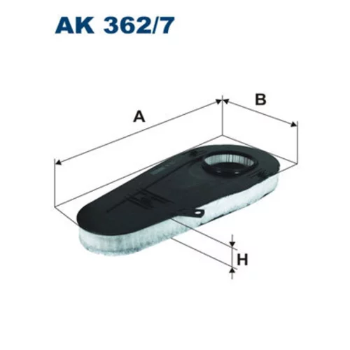 Vzduchový filter FILTRON AK 362/7