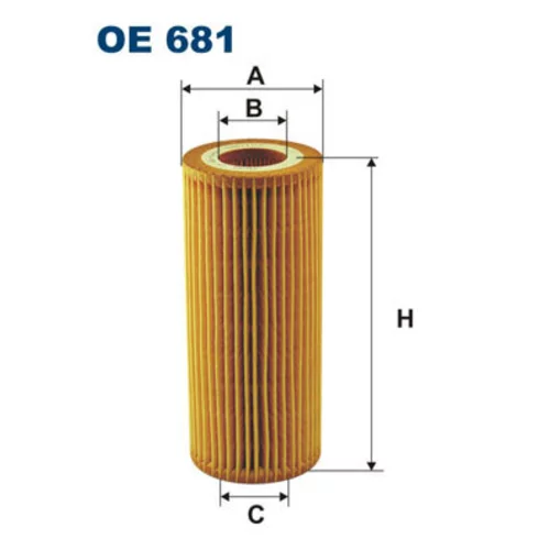 Hydraulický filter automatickej prevodovky FILTRON OE 681