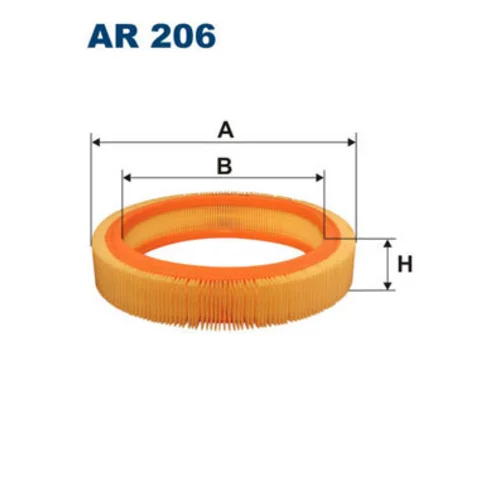 Vzduchový filter AR 206 /FILTRON/