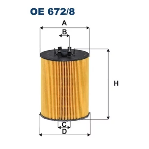 Olejový filter FILTRON OE 672/8