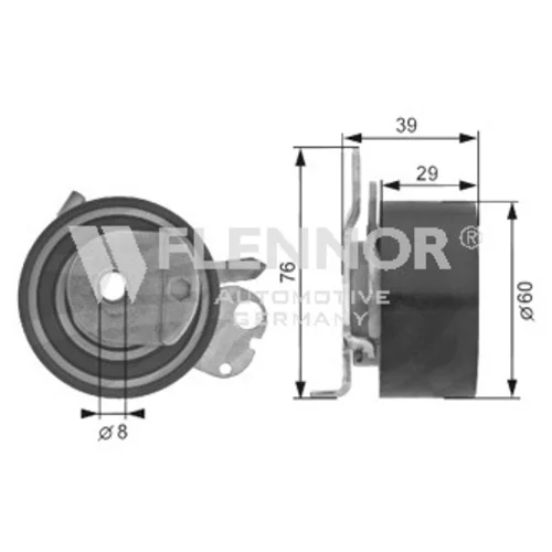 Napínacia kladka ozubeného remeňa FLENNOR FS02103 - obr. 1