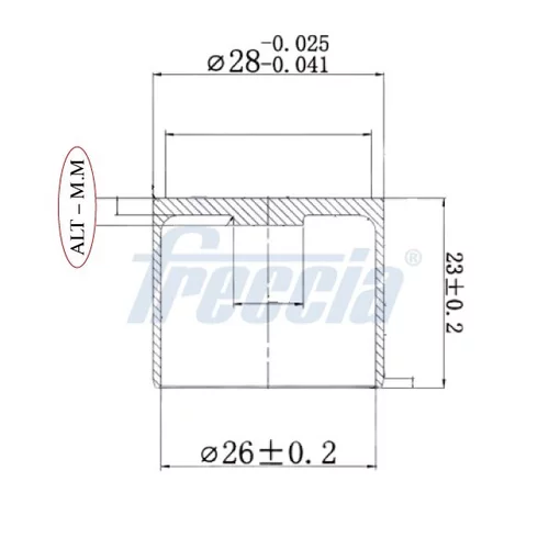 Zdvihátko ventilu FRECCIA PI 03-128