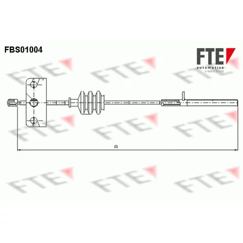 Ťažné lanko parkovacej brzdy FTE FBS01004