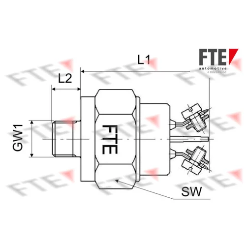 Spínač brzdových svetiel FTE 9910207