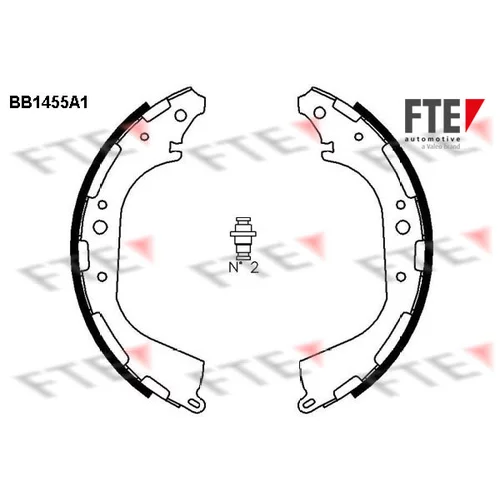 Sada brzdových čeľustí FTE BB1455A1