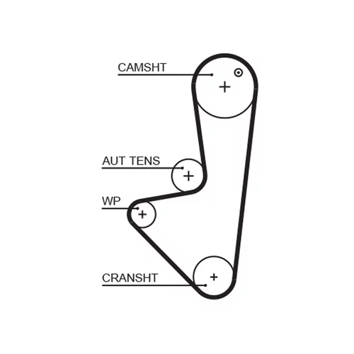 Vodné čerpadlo + sada ozubeného remeňa KP15574XS /GATES/ - obr. 1