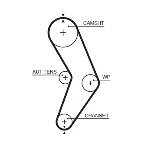 Vodné čerpadlo + sada ozubeného remeňa KP15662XS /GATES/ - obr. 1