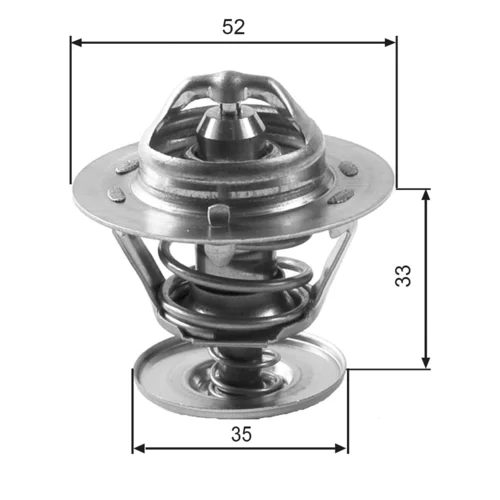 Termostat chladenia GATES TH12588G1