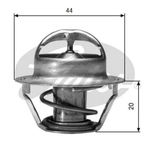 Termostat chladenia GATES TH03088G1