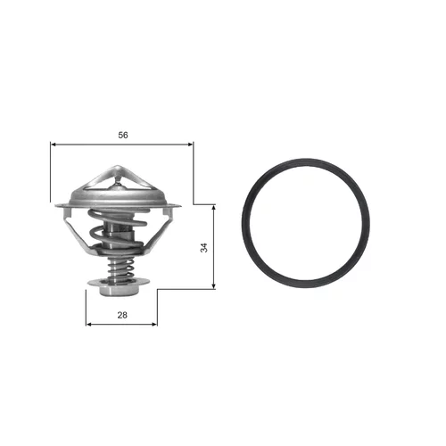 Termostat chladenia GATES TH05682G1