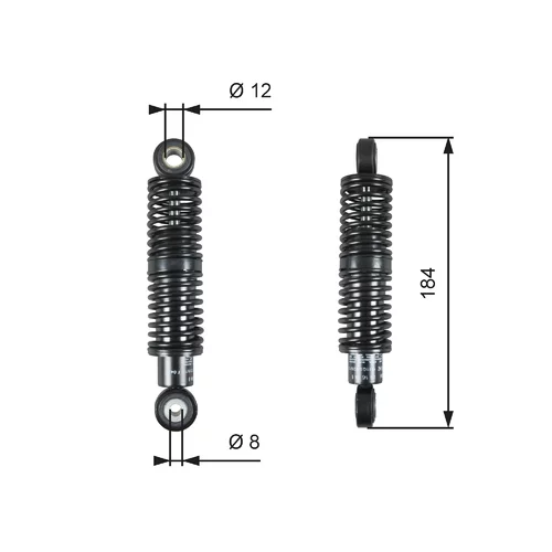 Tlmič vibrácií rebrovaného klinového remeňa T39265 /GATES/