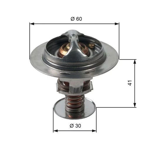 Termostat chladenia GATES TH34882G1