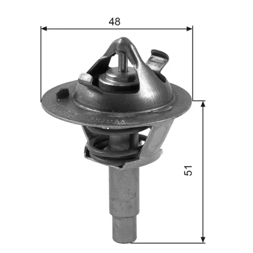 Termostat chladenia GATES TH38490G1