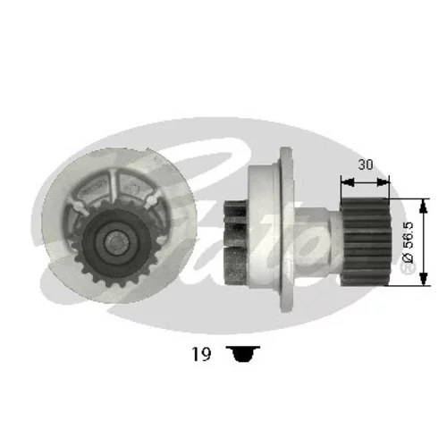 Vodné čerpadlo, chladenie motora GATES WP0059