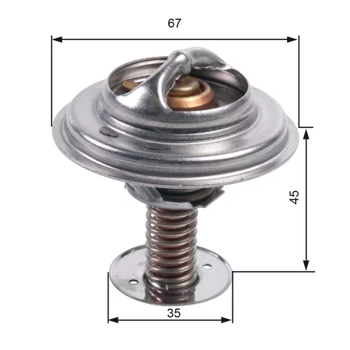 Termostat chladenia GATES TH45682G1