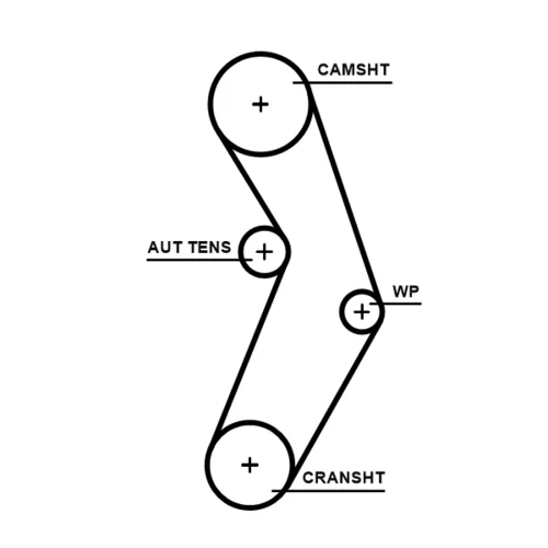 Vodné čerpadlo + sada ozubeného remeňa GATES KP15673XS - obr. 1