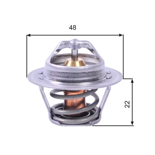 Termostat chladenia GATES TH00391G1