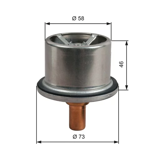 Termostat chladenia GATES TH51287G1