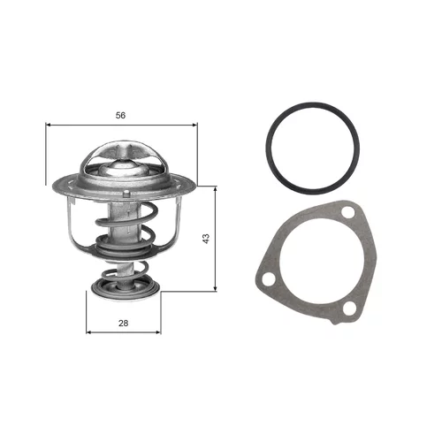 Termostat chladenia GATES TH31276G1