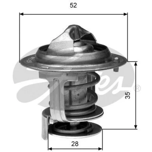 Termostat chladenia GATES TH29484G1