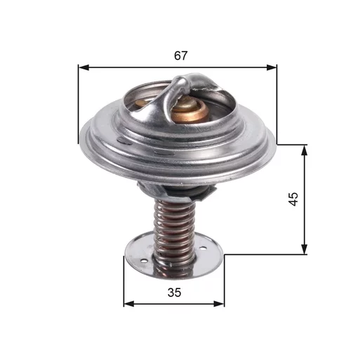 Termostat chladenia GATES TH45688G1