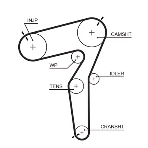 Vodné čerpadlo + sada ozubeného remeňa GATES KP15684XS-1 - obr. 1