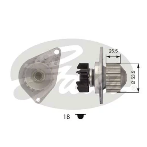 Vodné čerpadlo, chladenie motora GATES WP0037