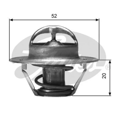 Termostat chladenia GATES TH00591G1