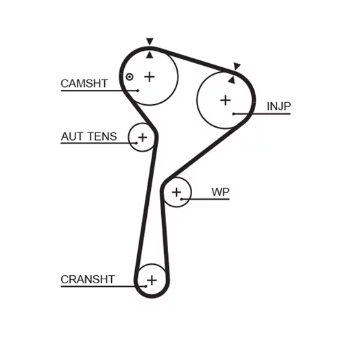 Vodné čerpadlo + sada ozubeného remeňa KP25578XS-2 /GATES/ - obr. 1