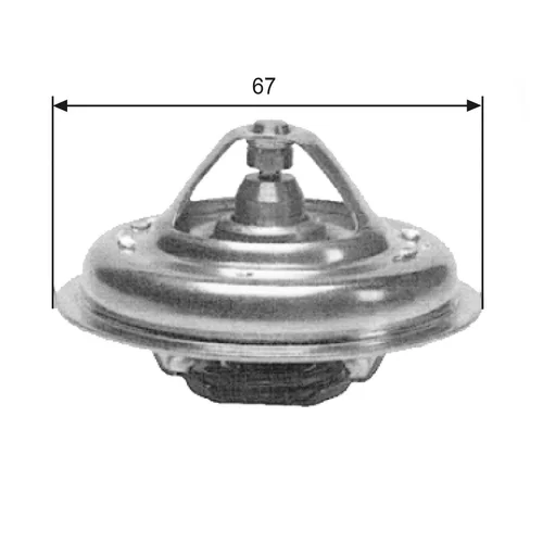 Termostat chladenia GATES TH09985G1