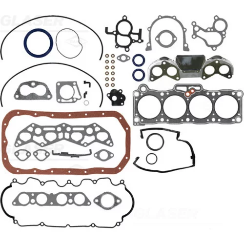 Kompletná sada tesnení motora GLASER S80972-01