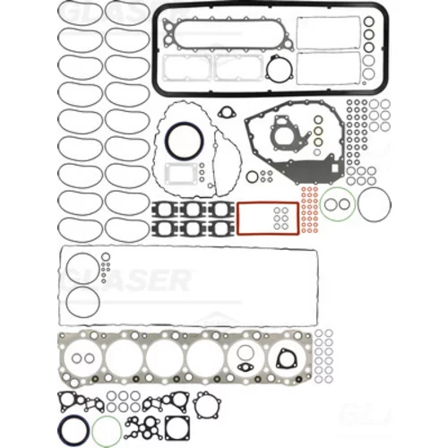 Kompletná sada tesnení motora GLASER S40538-01