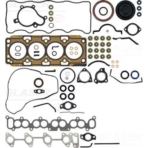 Kompletná sada tesnení motora GLASER S38817-00